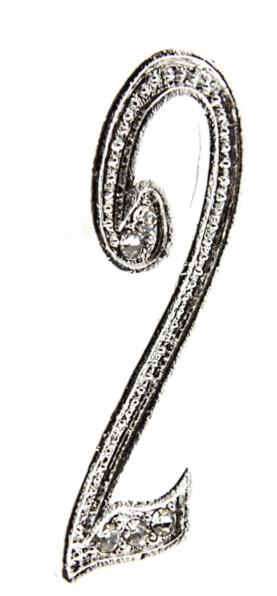 Monogram Numbers 2 - Silver — Corsage Creations