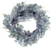 Glittered Eucalyptus Wreath - Green/White (50cm diameter)
