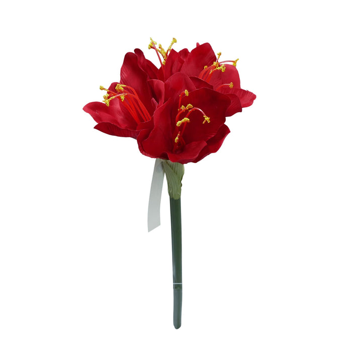 60cm Amaryllis Spray - Red (60cm long, 4 heads)