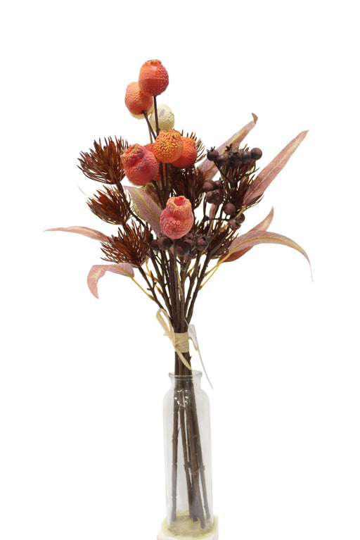 Autumn Berry and Foliage bundle - Brown/Orange/White (54cm long)