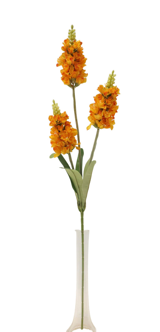 Artificial Blossom Spike - Orange (65cm long)