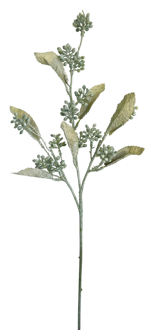 Artificial Berry Cluster - Green (48cm long)