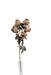 Artificial Dry Rose Bush - Pink/Mauve (43cm long with 5 heads)