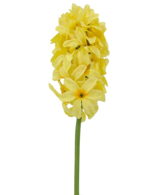 Artificial Hyacinth Bundle - Yellow (3 stems, 40cm long)