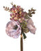 Artificial Poppy Bouquet with Foliage - Mauve (36cm long)