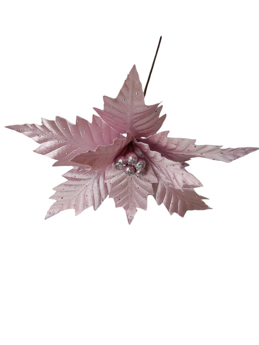 Artificial Poinsettia - Pink (45cm long)