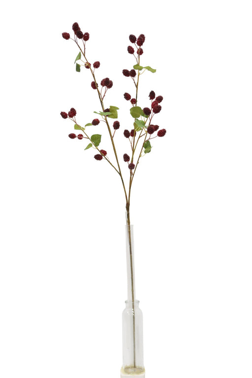 91cm Artificial Raspberry Stem - Red (91cm long)