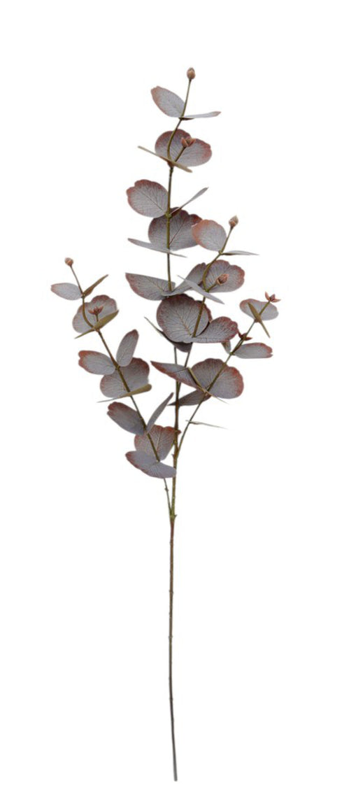 Artificial Spiral Eucalyptus Spray - Brown (87cm long with 4 branches)