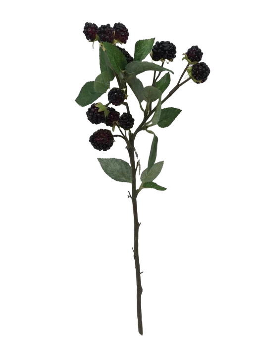 Artificial Blackberry Spray - Natural (40cm long)