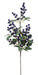 64cm Blue Winter Berry Spray - Natural (64cm long)