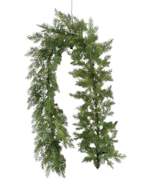 Artificial Cedar Garland - Green (182cm long)