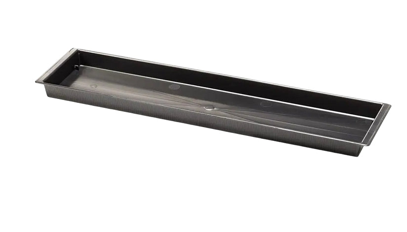 Double Brick Tray - Black (H:2.5 x W:49 x D:12cm, 10 pieces per pack)