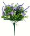 Daisy and Lavender Bush with Mixed Foliage - Purple/Fuchsia Mix (13 heads, 36cm long)