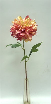 Artificial Dahlia - Pink/Cream (14cm diameter, 61cm long)