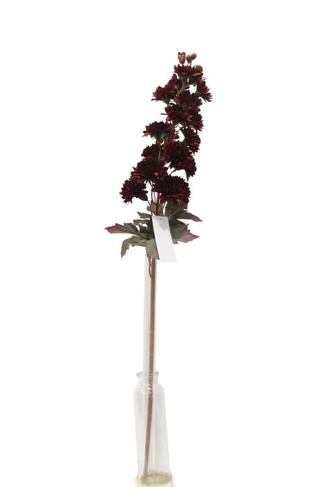 Delphinium Spray - Burgundy (77cm long)