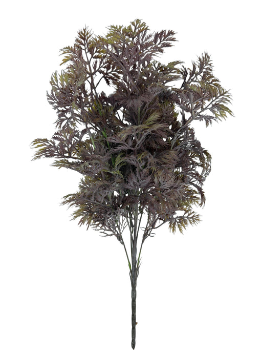Fern Foliage Bush - Mauve/Grey (50cm long)