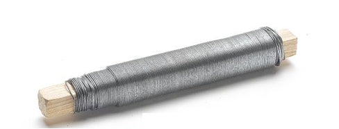 Galvanised Wire 0.68mm Mossing Wire on Stick - Galvanised 10x100g