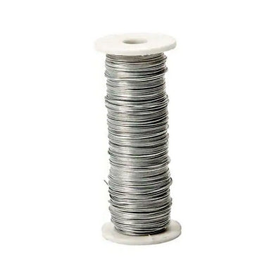 Galvanised Wire 0.38mm (28g x 100g) Reels 10 x 100g — Corsage Creations