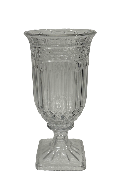 Tiana Glass Vase - Clear (32cm long)