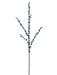 70cm Hard Berry Spray - Blue (70cm long)