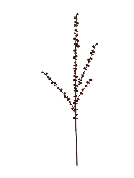 70cm Hard Berry Spray - Red/Burgundy (70cm long)