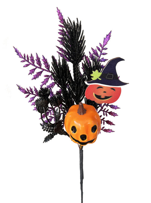 Halloween Pick - Purple, Black and Orange (35cm long)