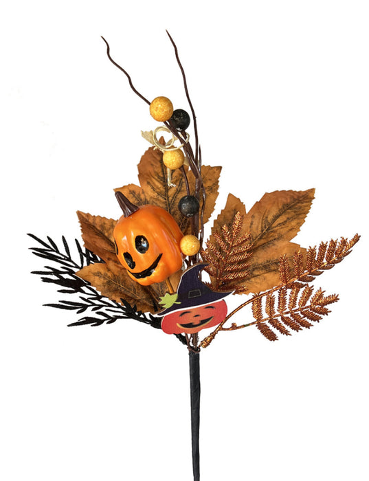 Halloween Pick - Black and Orange (38cm long)