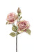 3 Headed Rose Stem - Light Pink Mix (55cm long, with 3 heads)