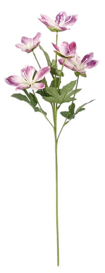 Heleborus Spray - Mauve (5 heads, 49cm long)