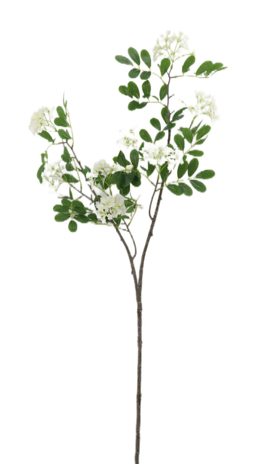 Lilac Blossom Spray - White (108cm long)
