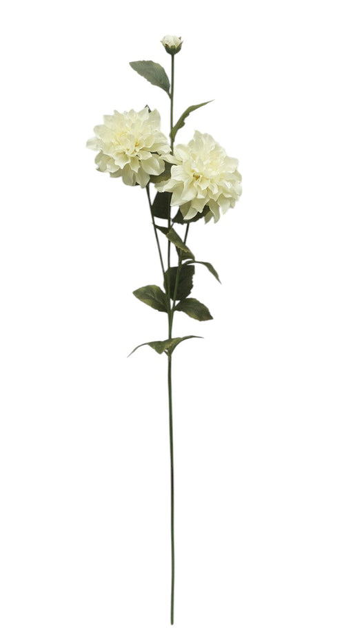 Large Dahlia Spray - Ivory (117cm long)