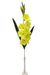 Large Gladiolus Spray - Yellow (7 heads, 90cm long)