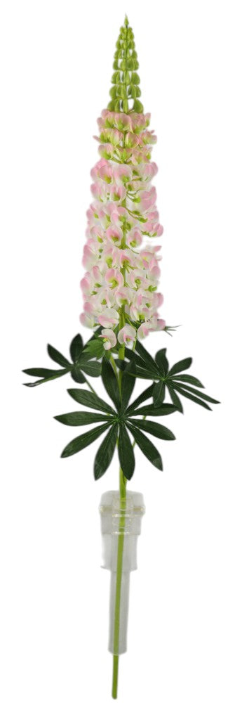 Artificial Lupin Spray - Light Pink (102cm long)