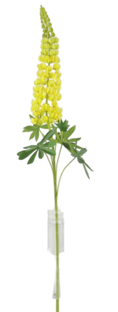 Artificial Lupin Spray - Yellow (102cm long)