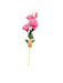 Artificial Lisianthus Spray - Pink (3 heads, 1 bud. 68cm long)
