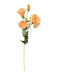 Artificial Lisianthus Spray - Peach (3 heads, 1 bud. 68cm long)