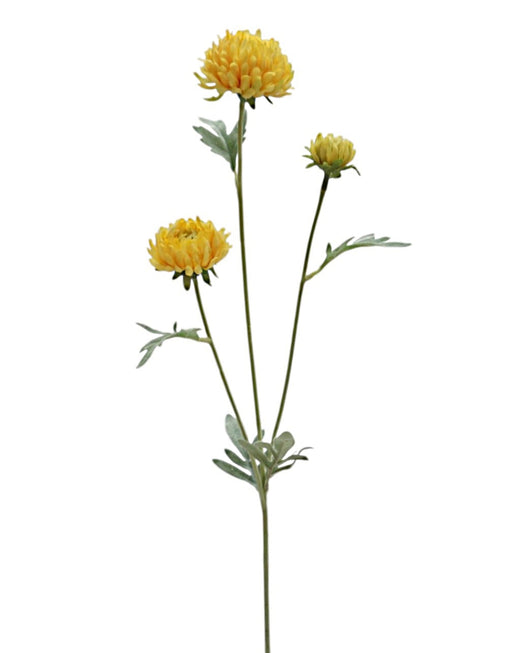 Mini Chrysanthemum Spray - Yellow (70cm long)