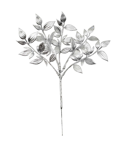 Metallic Fern Pick - Silver (30cm long)