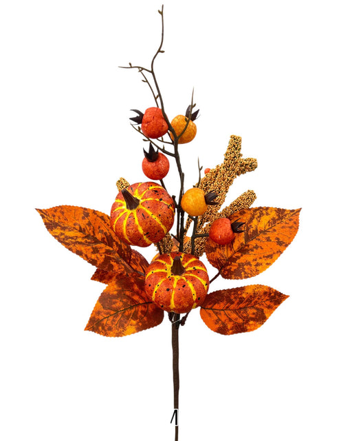 Pumpkin and Berry Pick - Orange (44cm long)