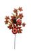 70cm Pumpkin, Maple and Pine Cone Spray - Orange/Brown (70cm long)