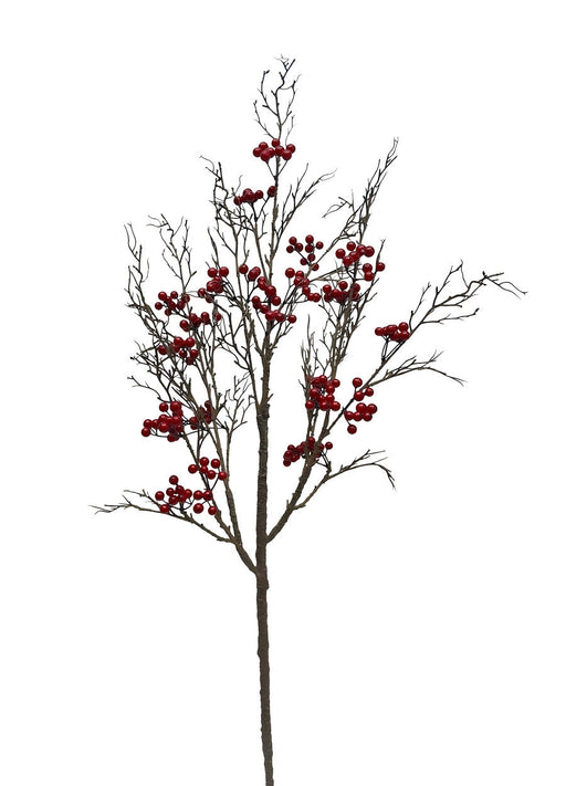 108cm Red Berry Branch - Natural (108cm long)