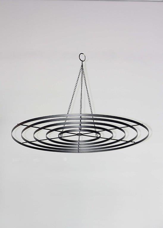 Round Ceiling Hanger - Black (90x90x57cm) — Corsage Creations