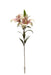 Artificial Lily Spray - Pink/Cream (90cm long with 2 heads and a bud)