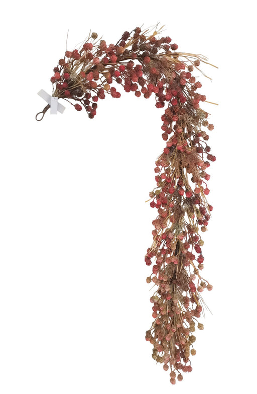 Rustic Meadow Sedum Garland - Pink/Green Mix (180cm long)