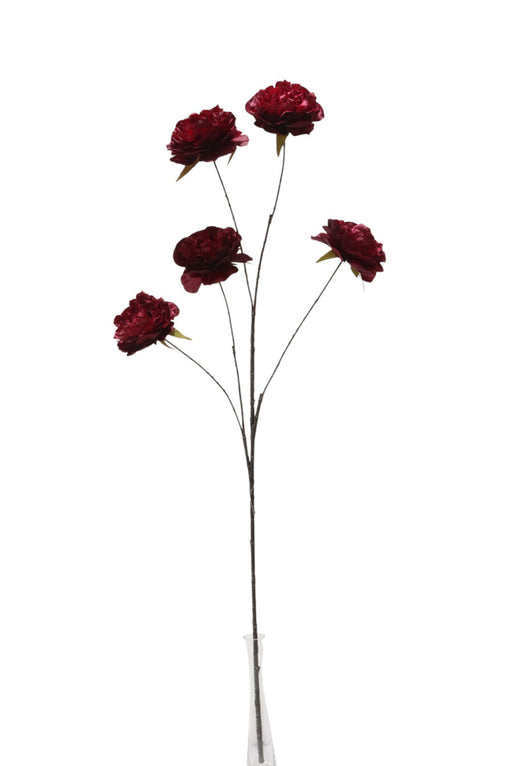 Large Rose Spray - Burgundy (112cm long)