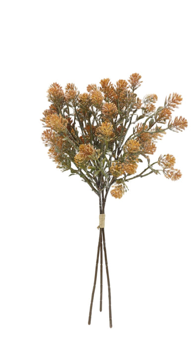 38cm Sedum Bundle - Orange (38cm long with 3 stems)