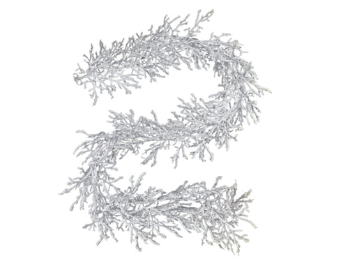 Snowy Twig Garland - White (180cm long)