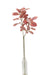 Snowy Glittered Foliage Spray - Red (75cm long)