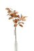 Snowy Glittered Foliage Spray - Orange (75cm long)