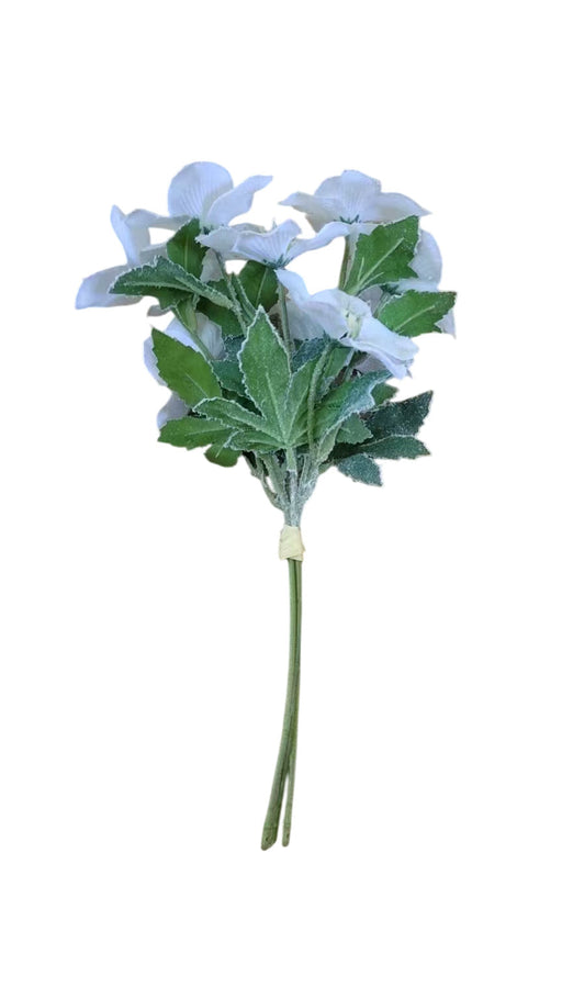Snowy Hellebores Bundle - White/Green (32cm long, 9 heads)